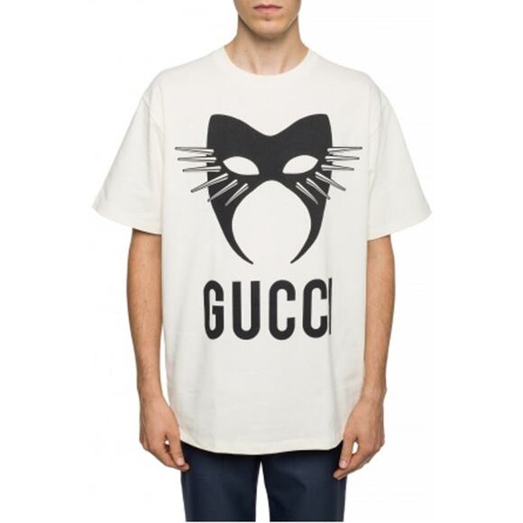 NWT Gucci Manifesto Oversized T-Shirt in White Size L - Picture 3 of 16